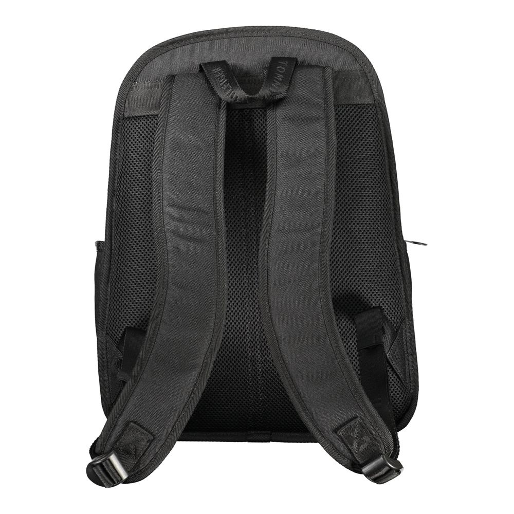Mochila Tommy Hilfiger de poliéster preta