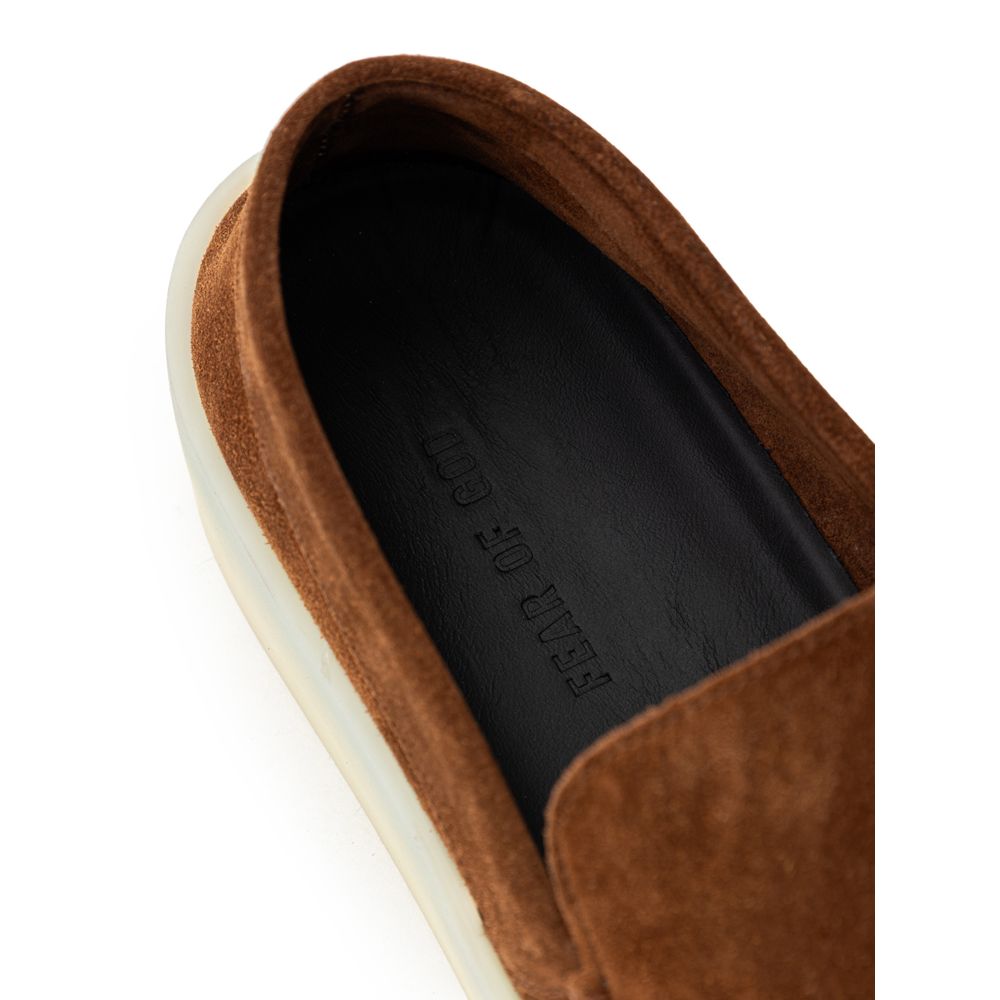 Mocassim de couro marrom Fear Of God