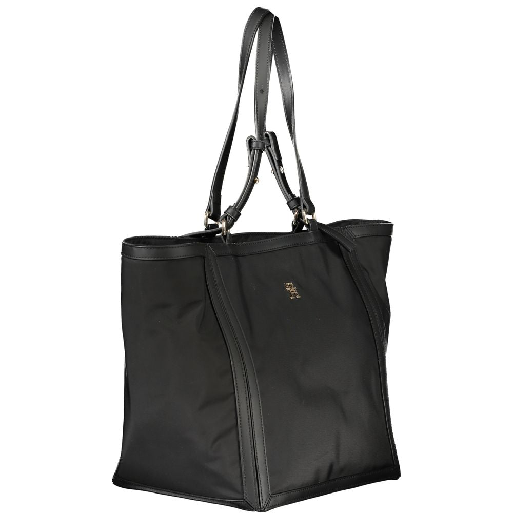 Bolsa Tommy Hilfiger Preta de Poliéster