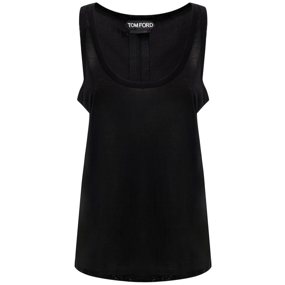 Roupas de seda preta Tom Ford