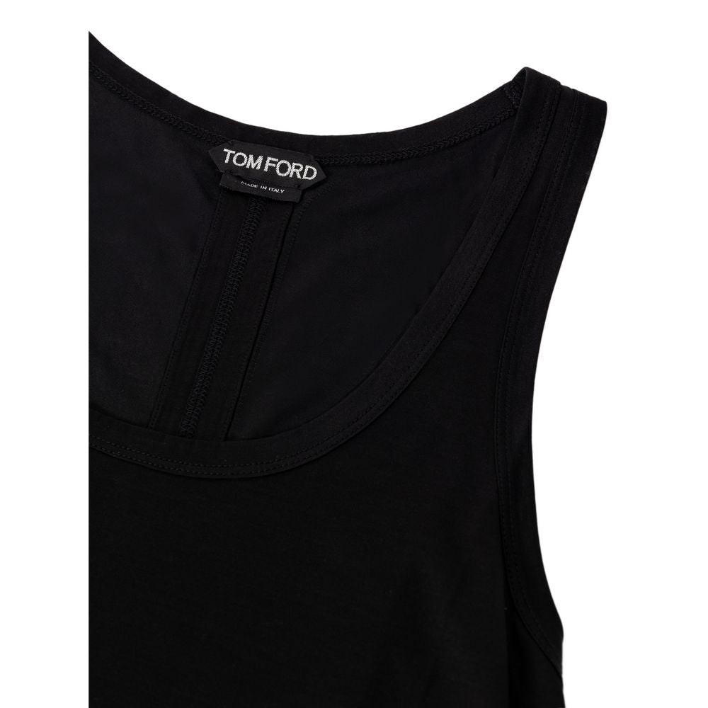 Roupas de seda preta Tom Ford