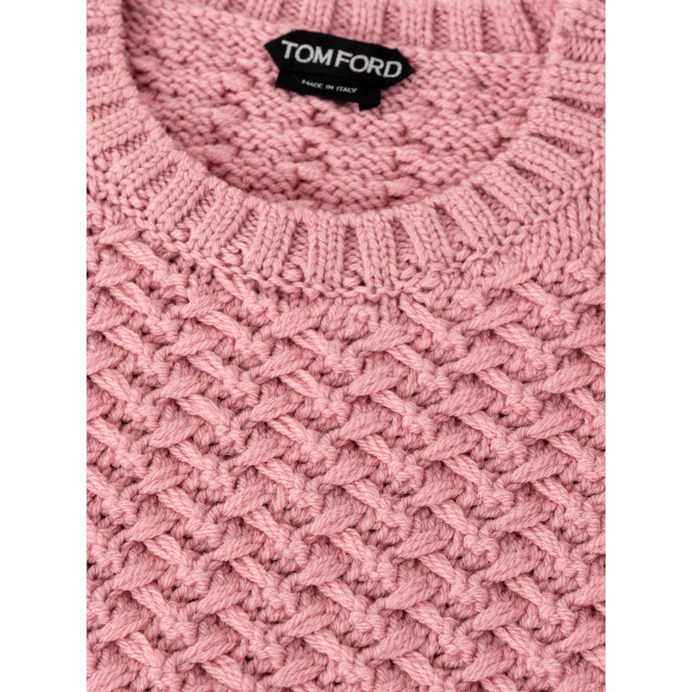 Roupas de lã rosa Tom Ford