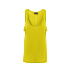Roupas de seda amarela Tom Ford