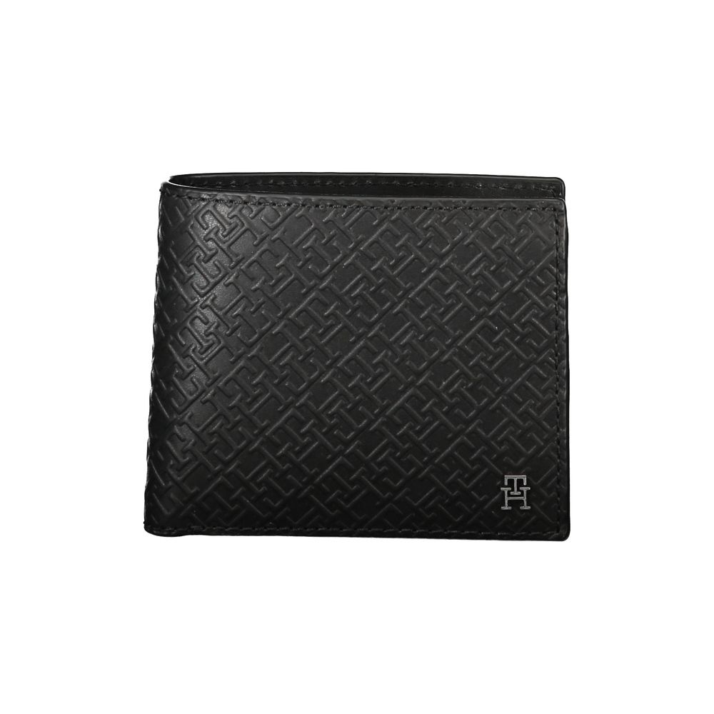 Carteira de couro Tommy Hilfiger Classic com porta-moedas e compartimentos para cartões