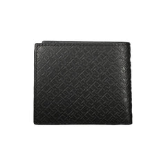 Carteira de couro Tommy Hilfiger Classic com porta-moedas e compartimentos para cartões