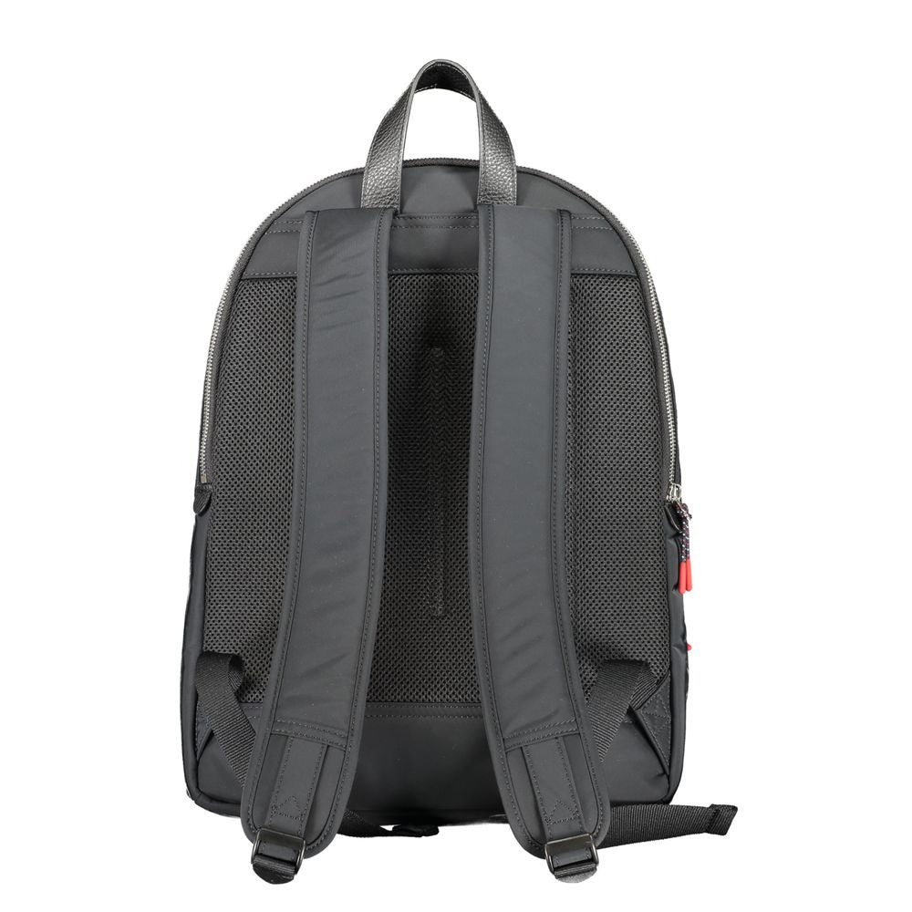 Mochila Tommy Hilfiger de poliéster preta