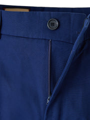 Calça de algodão clássica azul Gucci