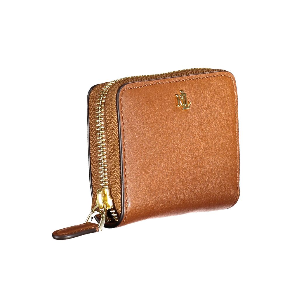 Carteira de couro marrom Ralph Lauren