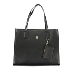 Bolsa Tommy Hilfiger Preta de Polietileno