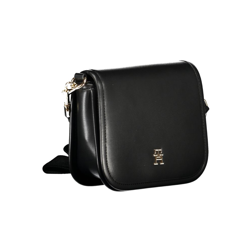 Bolsa Tommy Hilfiger Preta de Polietileno