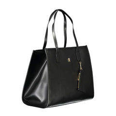 Bolsa Tommy Hilfiger Preta de Polietileno