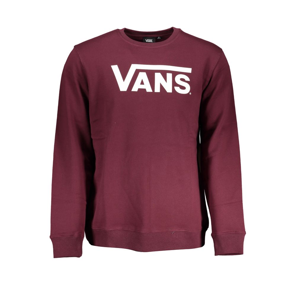 Moletom de lã com gola redonda rosa chique da Vans