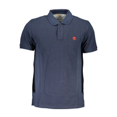Camisa polo de algodão azul Timberland