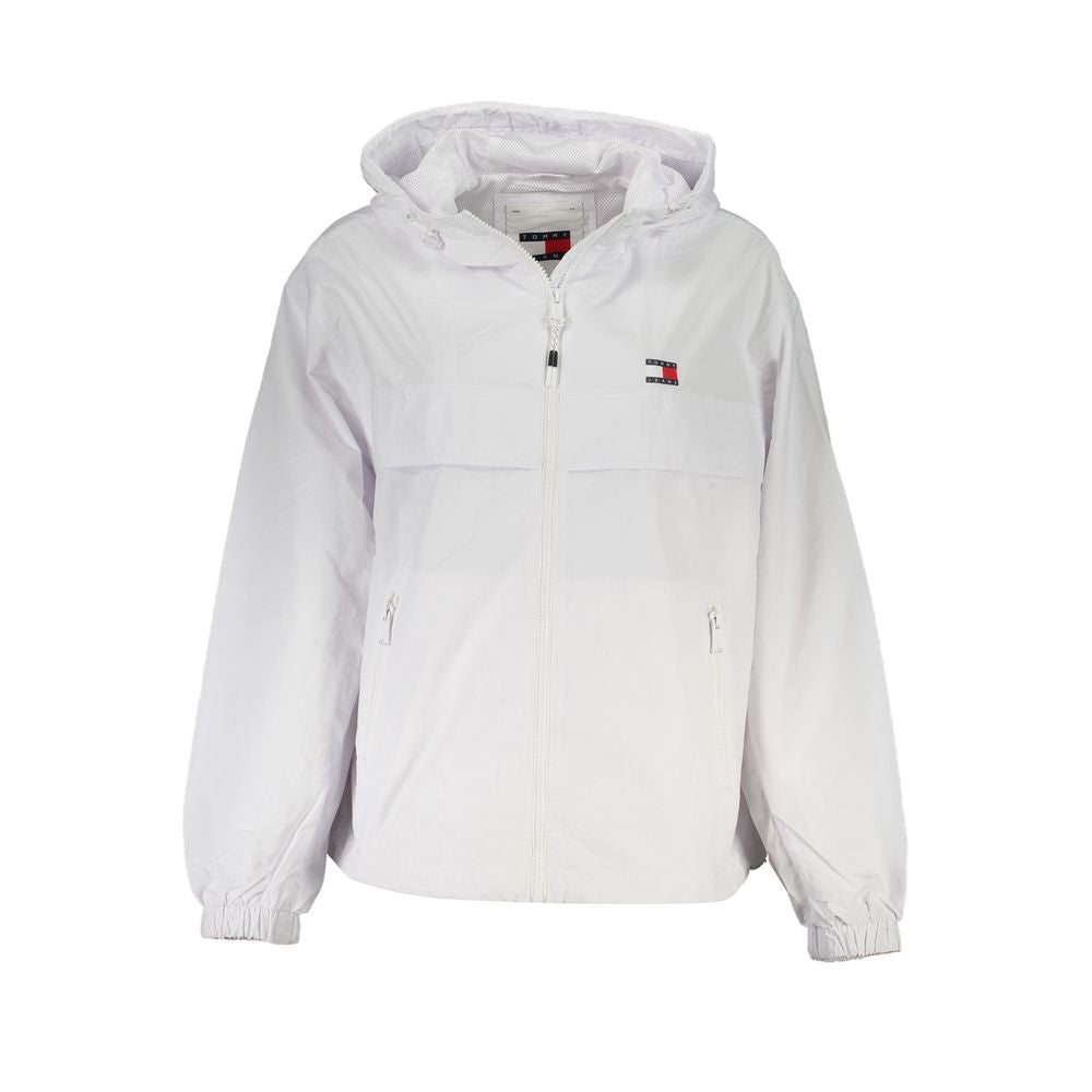 Jaquetas e casacos de poliamida branca Tommy Hilfiger