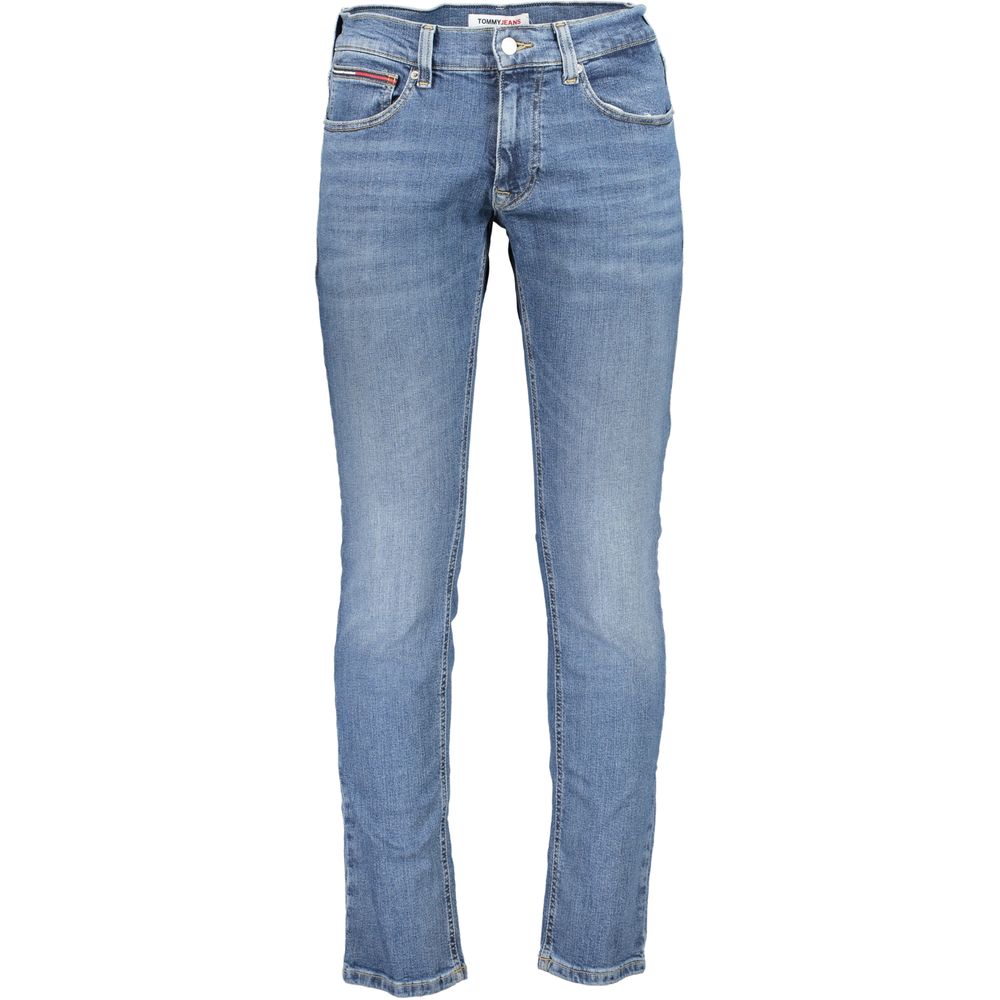 Calça jeans e calça Tommy Hilfiger de algodão azul