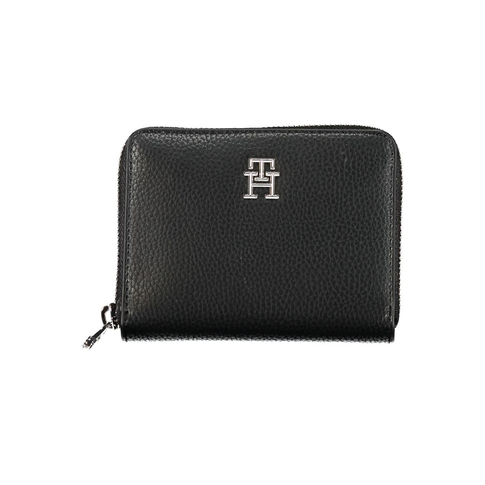 Carteira Tommy Hilfiger Elegante Preta de Polietileno