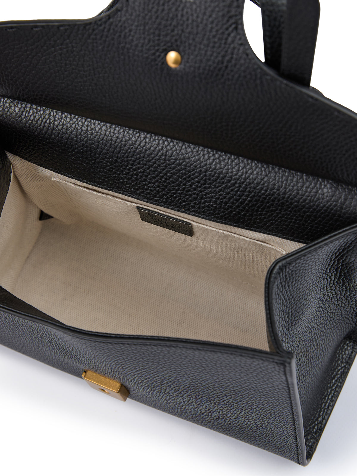 Bolsa de mão Gucci GG Marmont de couro preto
