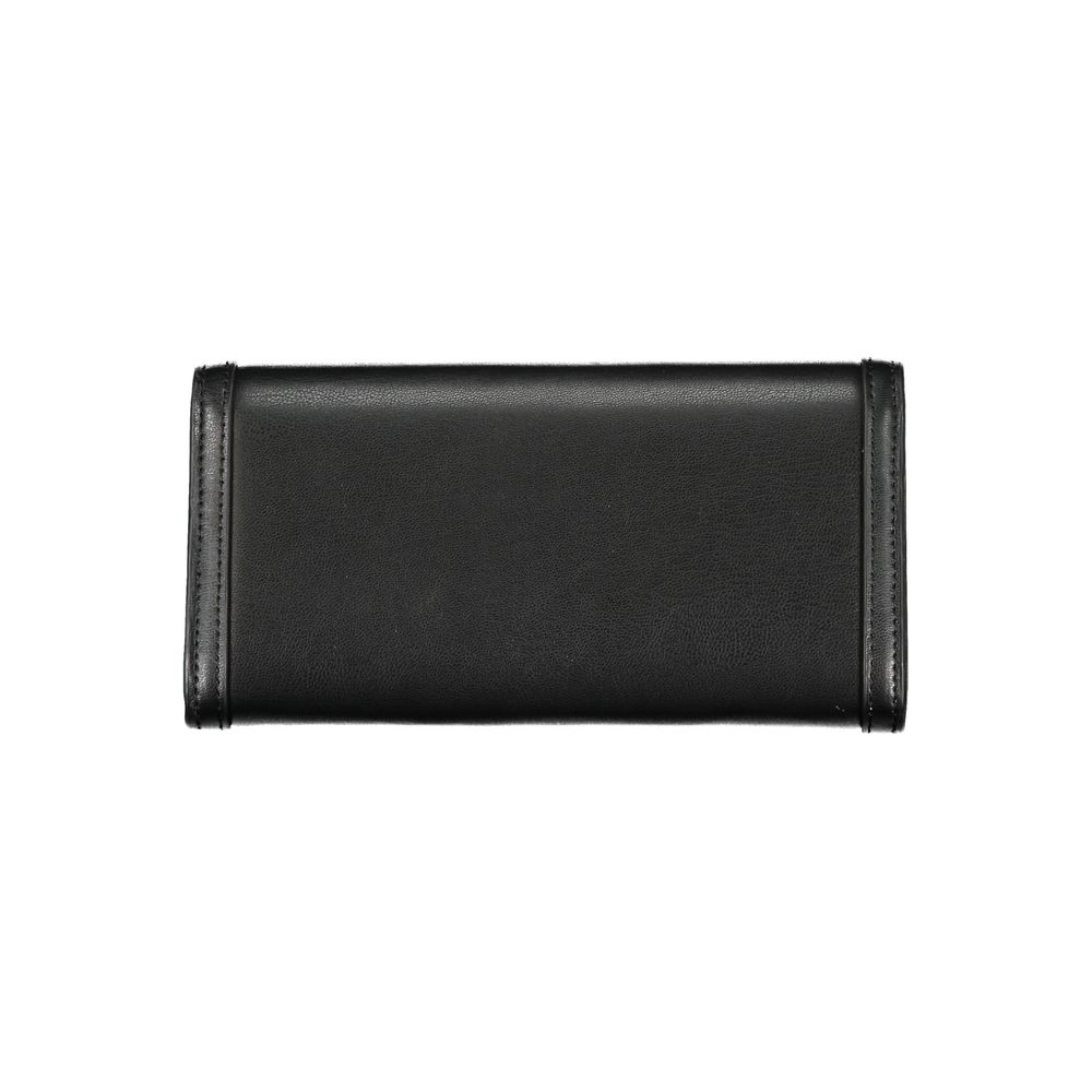Carteira Tommy Hilfiger Elegant Black com dois compartimentos