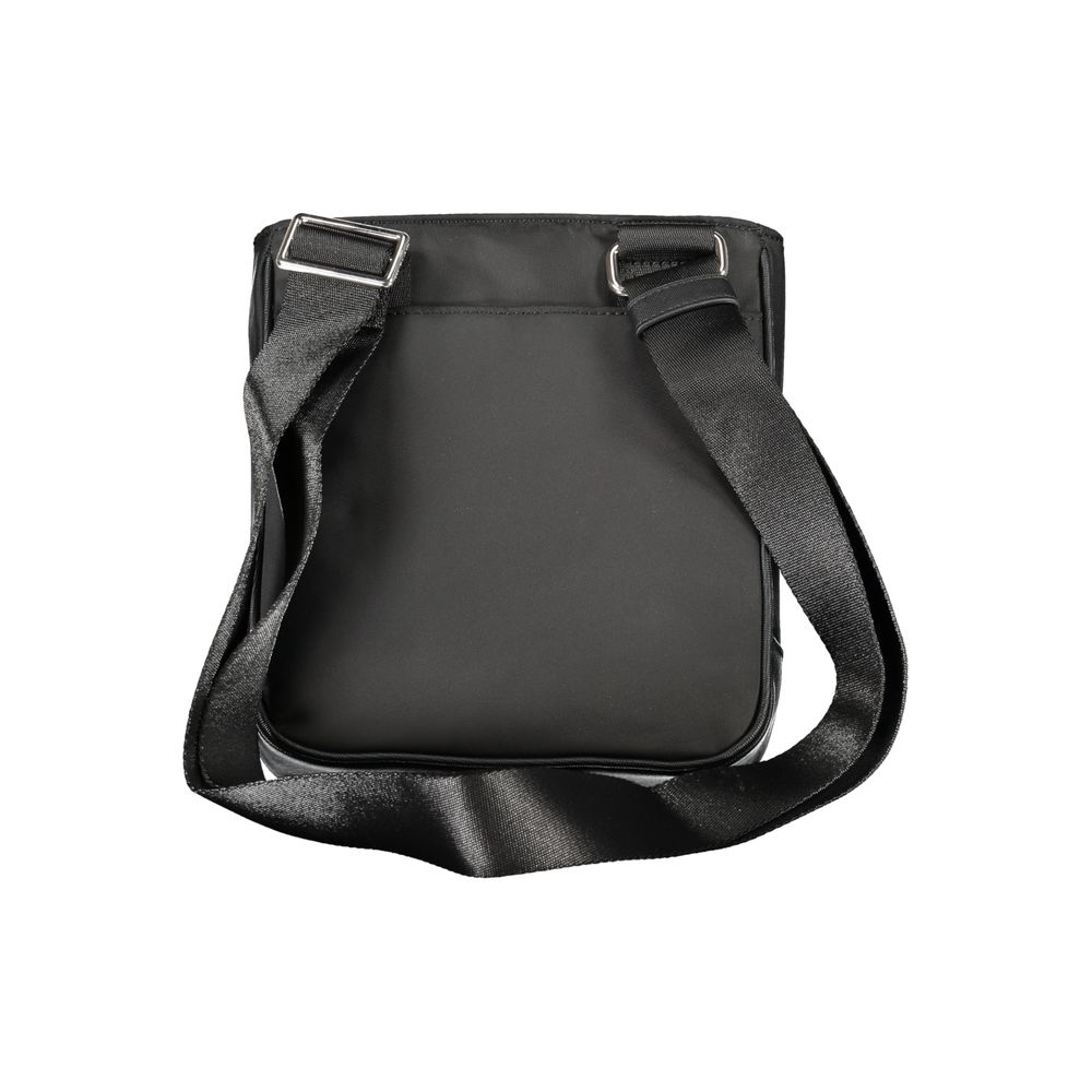 Bolsa de ombro Tommy Hilfiger preta de poliéster