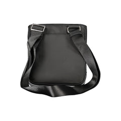 Bolsa de ombro Tommy Hilfiger preta de poliéster
