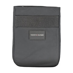 Bolsa de ombro Tommy Hilfiger preta de poliéster
