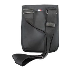 Bolsa de ombro Tommy Hilfiger preta de poliéster