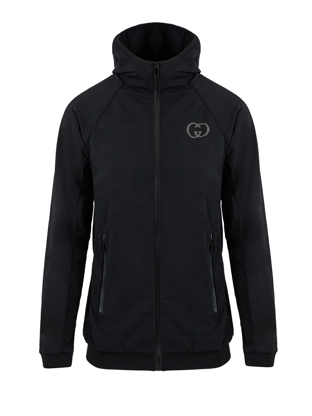 Moletom com capuz Gucci preto de poliamida