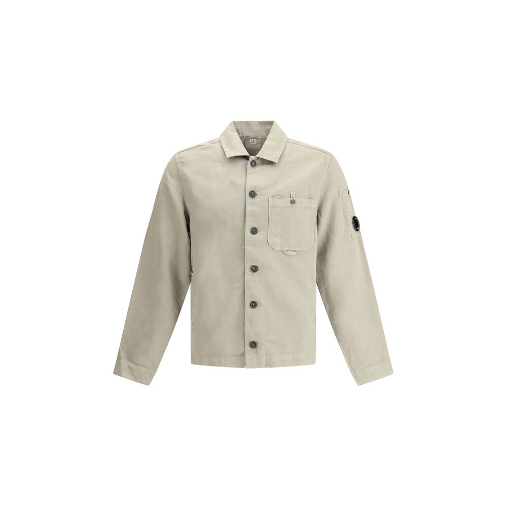 Camisa de algodão e linho da CP Company