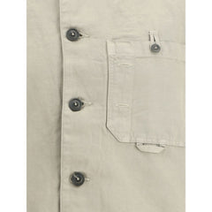 Camisa de algodão e linho da CP Company