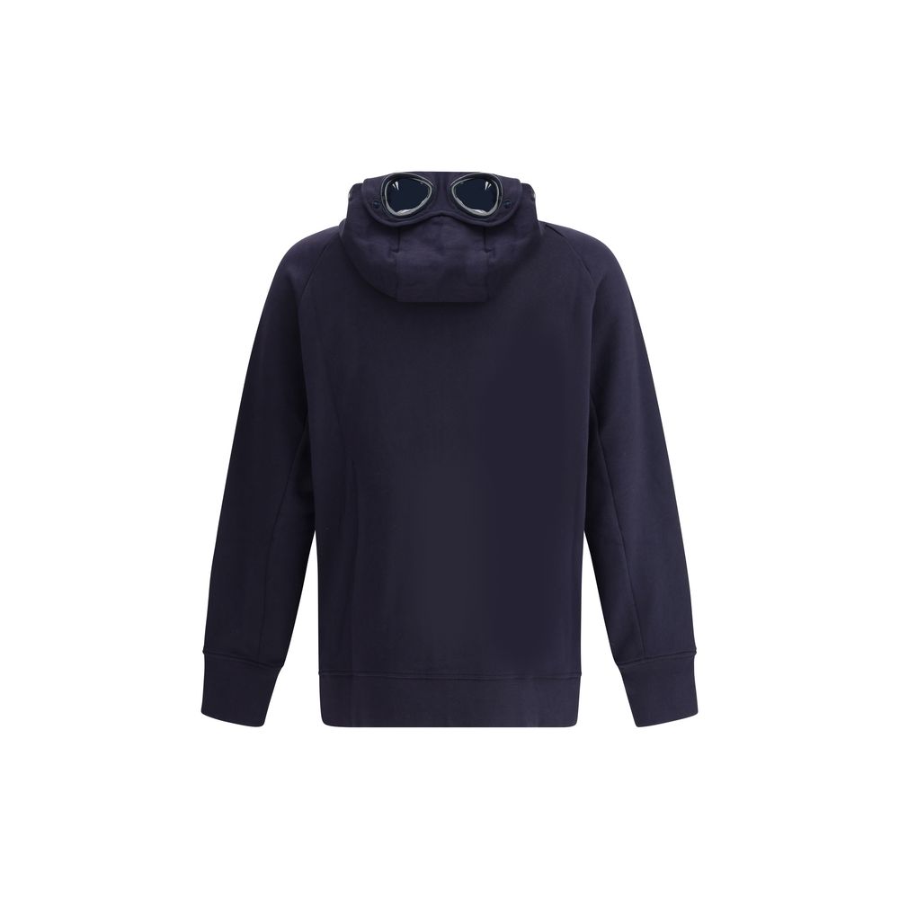 Moletom com capuz e zíper da CP Company