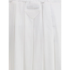 Saia midi de malha Prada