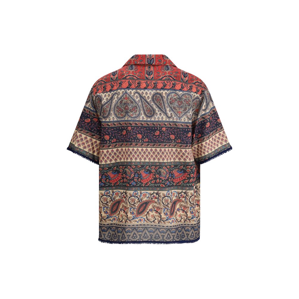 Camisa Valentino Bowling Voyage Imaginaire
