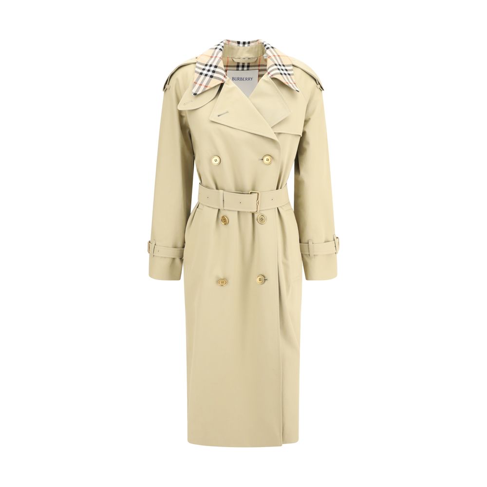 Sobretudo Burberry Castleford com gola Archive Check