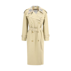 Sobretudo Burberry Castleford com gola Archive Check