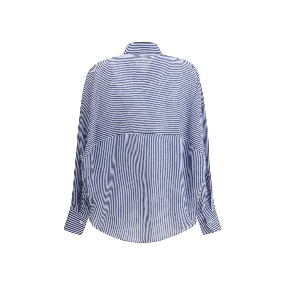 Camisa Listrada Brunello Cucinelli