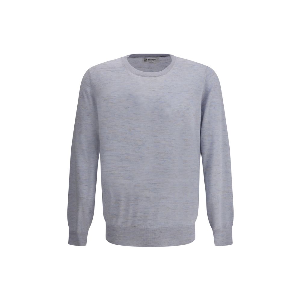 Suéter de cashmere e seda Brunello Cucinelli