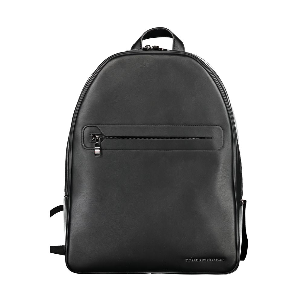 Mochila Tommy Hilfiger de poliéster preta