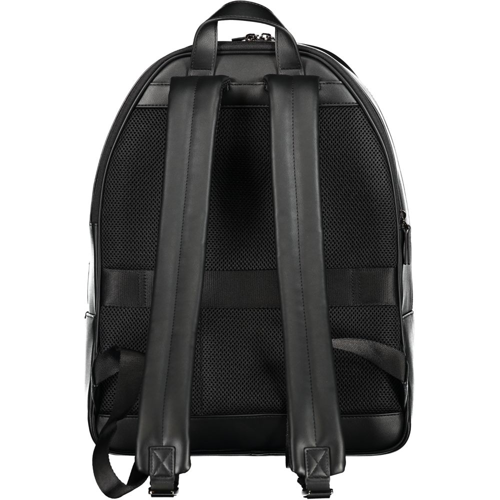 Mochila Tommy Hilfiger de poliéster preta