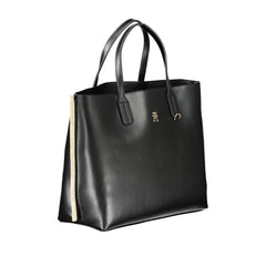 Bolsa Tommy Hilfiger Preta de Polietileno