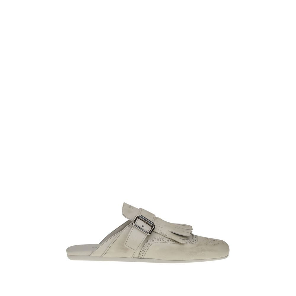 Mulas de couro Prada