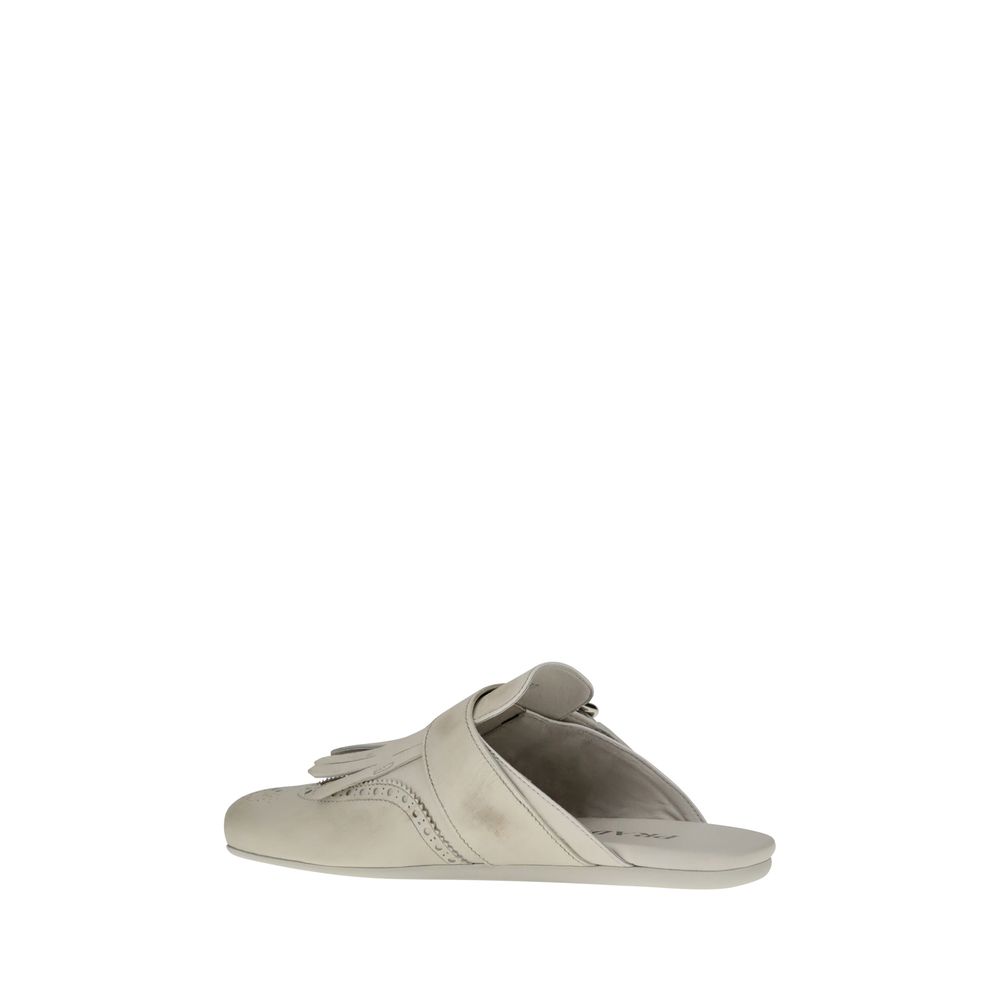 Mulas de couro Prada