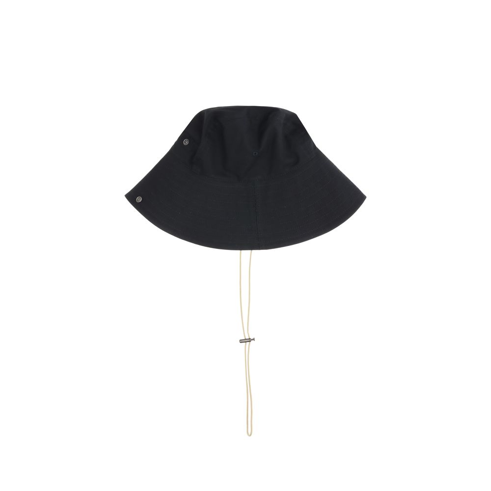 Chapéu Bucket de gabardine com aba xadrez Burberry