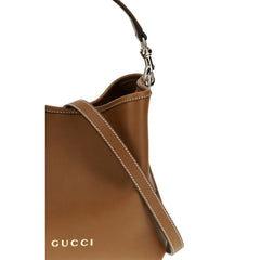 Bolsa balde de couro Gucci GG Emblem