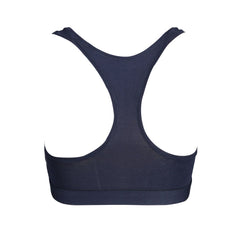 Sutiã esportivo feminino Tommy Hilfiger azul de algodão