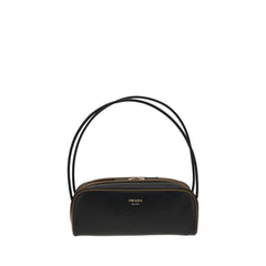 Bolsa de ombro de couro Prada