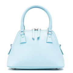 Bolsa de couro azul Maison Margiela