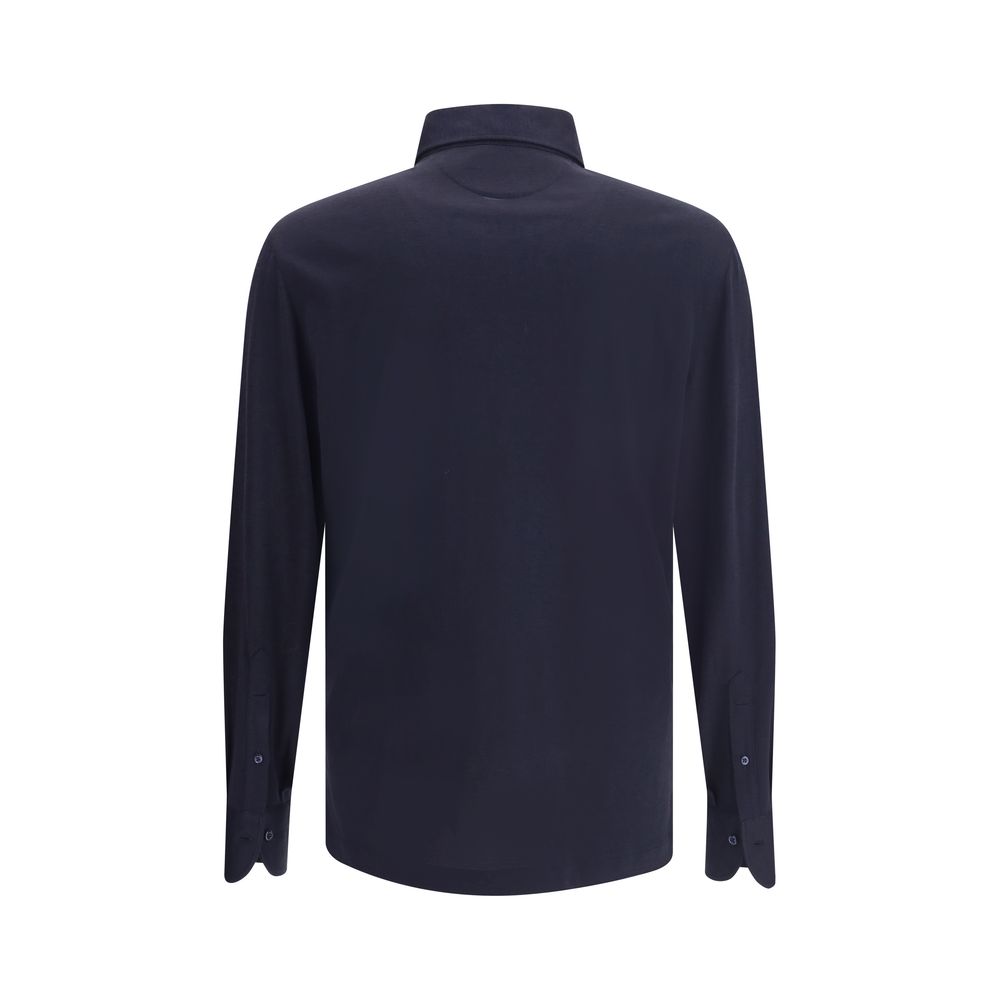 Camisa de seda manga comprida Brunello Cucinelli