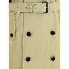 Burberry Trench Coat médio de gabardine de algodão