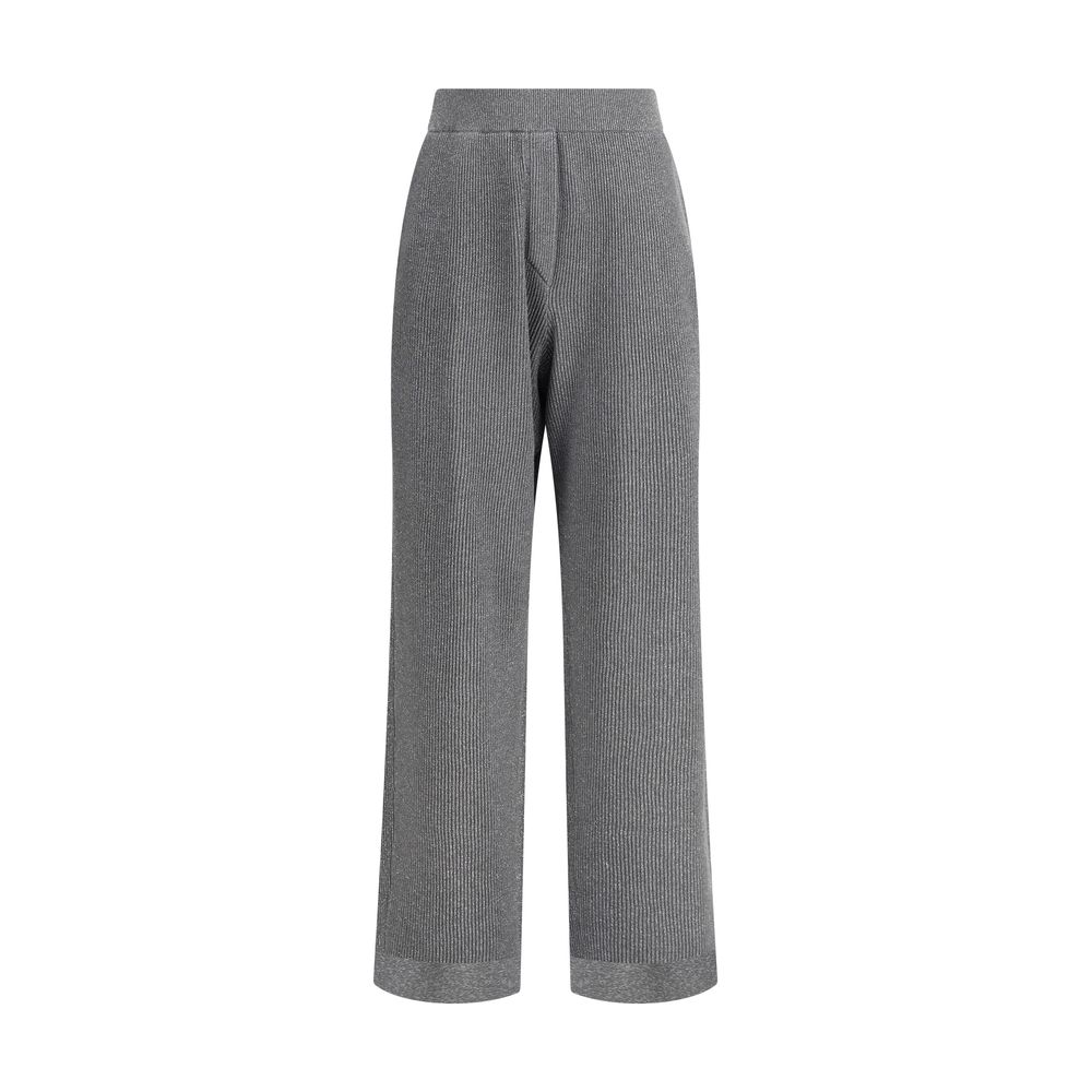 Calça Brunello Cucinelli Canelada em Lurex