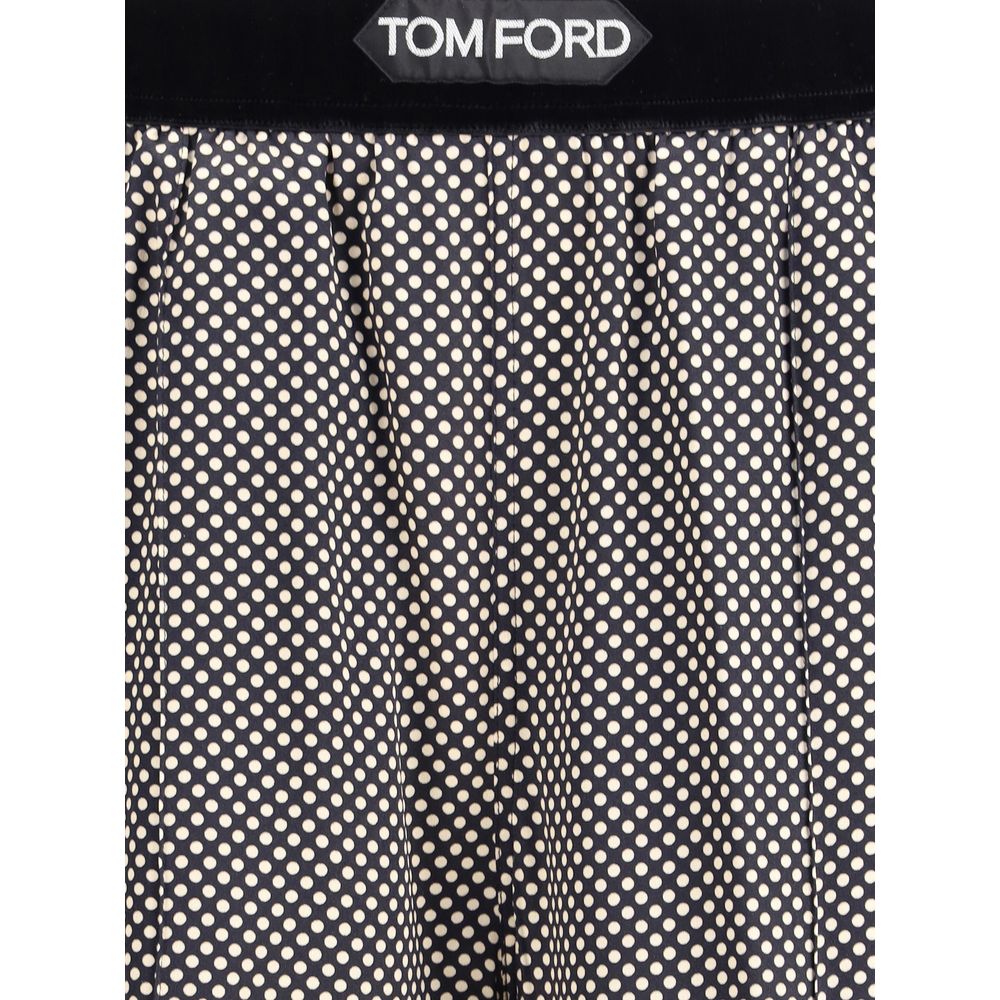 Calças de bolinhas Tom Ford